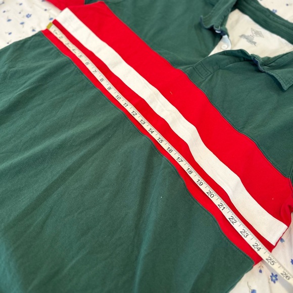 St. John’s Bay Sz: XXL Long Sleeve Rugby Colorblock Striped Multicolor Polo Top. - Picture 3 of 11